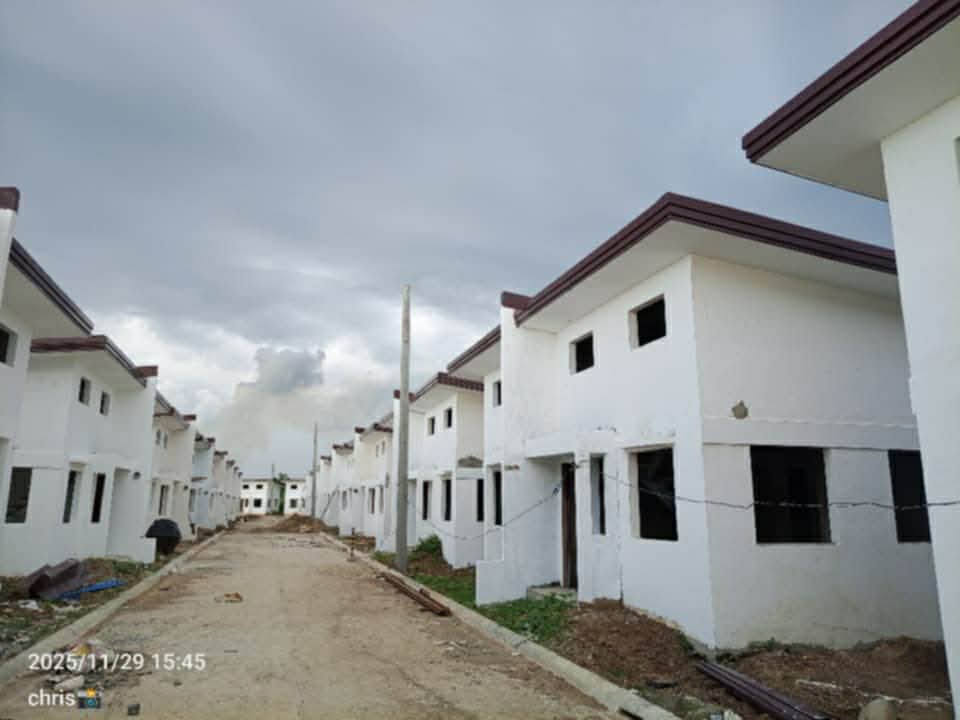 Row houses at the Himamaylan housing project